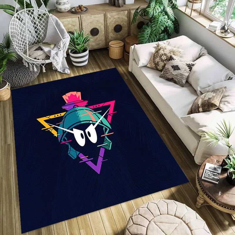 Marvin Martian DJ Funk carpet Living room and bedroom mats floor mats Christmas gifts Room Bathroom mat