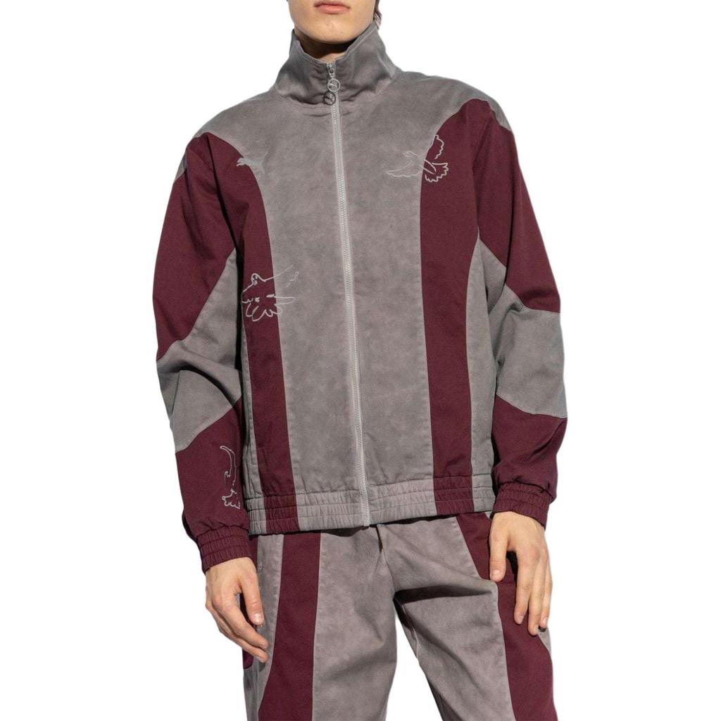 Puma X KidSuper Track Jacket Aubergine Unisex Outerwear Purple 624075-49