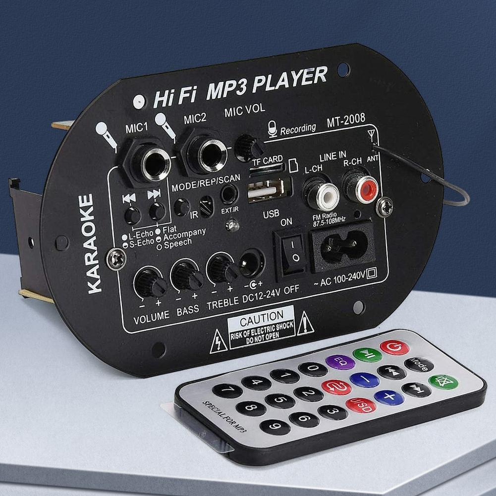 Плата усилителя R # MP3, Bluetooth-совместимая плата цифрового усилителя 120 Вт, сабвуфер