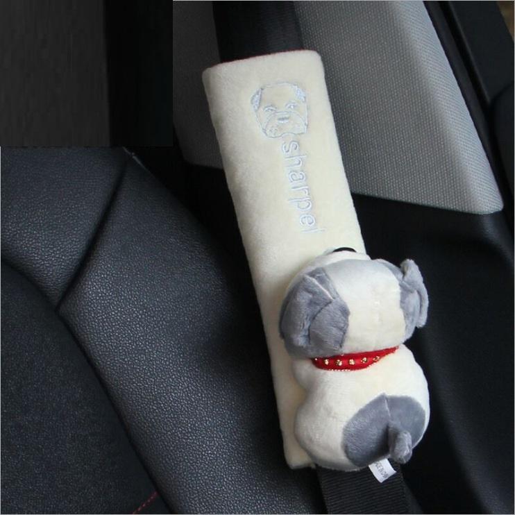 Cute Animal Car Seat Belt Pads Universal Car Seat Shoulder Strap Pad Cushion Cover Car Belt Protector Safety Belt Accessory