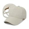 Adjustable Outdoor Sports Hat Breathable Snapback Hat Fashion Ponytail Baseball Cap  Women