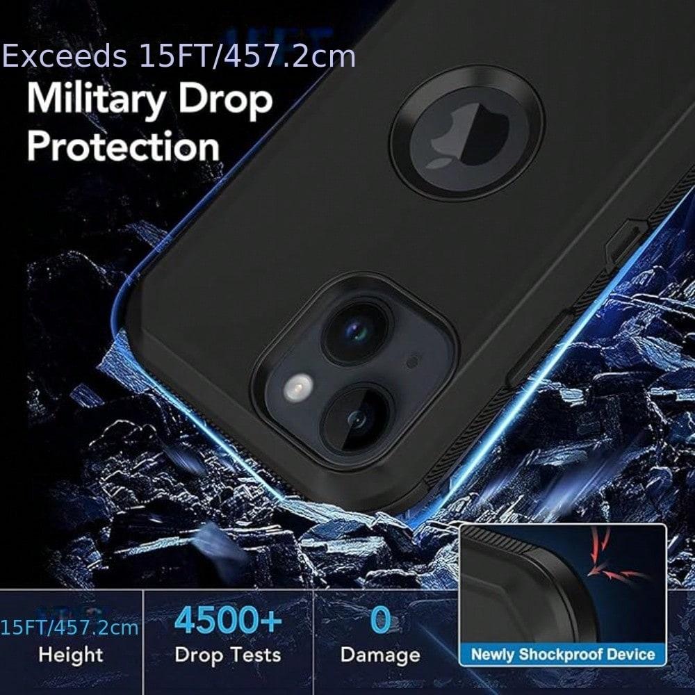 Для iPhone 16 Pro Max 15 14 13 XR Чехол для телефона Прочный противоударный прочный чехол