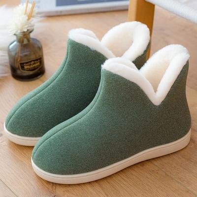 Теплая нескользящая обувь с высоким берцем Теплая обувь Утепленная обувь для дома Ботинки для снега