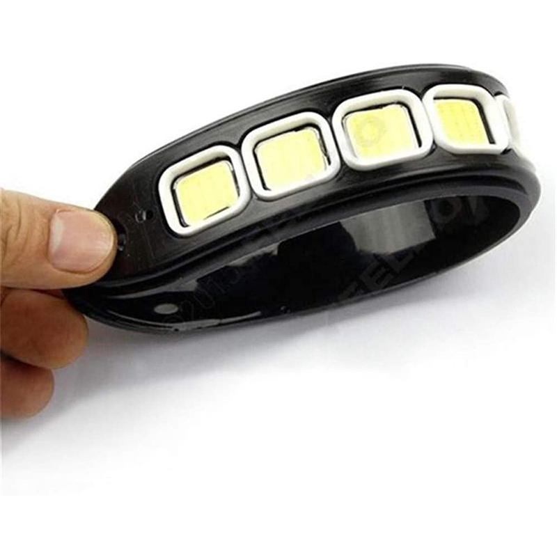 1/2 шт. DRL COB Автомобильный светодиодный дневной ходовой свет Белый Водонепроницаемый Гибкий силиконовый Яркий Автомобильная COB лампа Аксессуары для экстерьера автомобиля