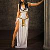 Greek Goddess Costume White Egyptian Princess Dress Warrior Halloween Cosplay