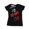 Womens/Ladies Avengers Endgame Mono Captain Marvel Cotton T-Shirt