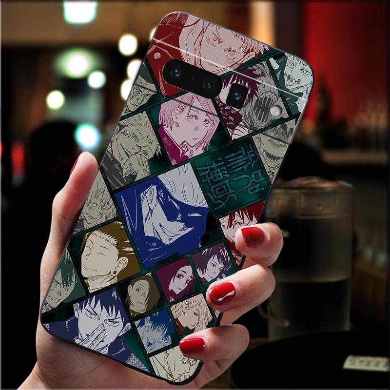 Чехол для телефона Google Pixel 10 Pro XL 9 Pro XL 9A 8 7 6 Pro Pixel 8A 7A 6A Pixel 8 7 6 5 Аниме Jujutsu Kaisen Годжо