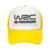 Сетчатая бейсболка WRC World Rally Championship для активного отдыха, гонок на раллийных автомобилях, с застежкой snapback, летняя, дышащая, с козырьком