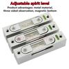 High Precision Magnetic Strip Spirit Level Bubble Three Windows To Observe Horizontal Bubble Frame Level Horizontal Bubble Rule