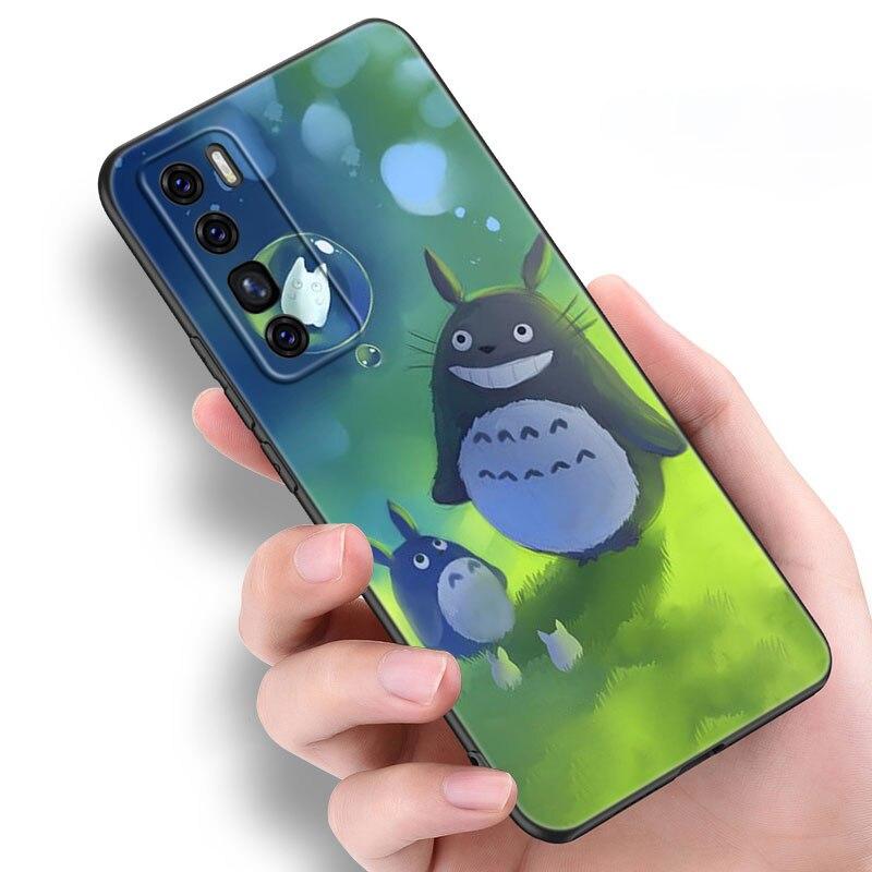 Anime Studio Ghibli Totoro Case For Huawei NOVA 8 9 Pro 8i 7i 7SE Y60 5T Mate 40 30 20 10 Lite Honor 50 30 Premium Pro Plus 30S