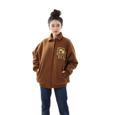 Верхняя одежда с длинным рукавом EcoMode Graphic Print Award Jacket Casual Brown L [Champion] THERMOLITE(р) Женщины CW-Y603