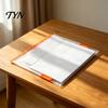 Portable Travel Folder 11 Hole Expanding File Pockets, Reusable PP Document Sleeves, Transparent Multi Purpose Storage Bag Waterproof Organizer