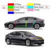 Car Door Seal Strip Kit Rubber Noise Insulation Weatherstrip For Tesla Model 3 Y Trunk Hood Dashboard A B Pillar Trim Sealings