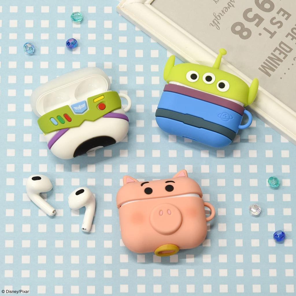 Gourmandies Pixar Compatible Silicone Case Alien Character/AirPods (3rd Generation) DN-935AL