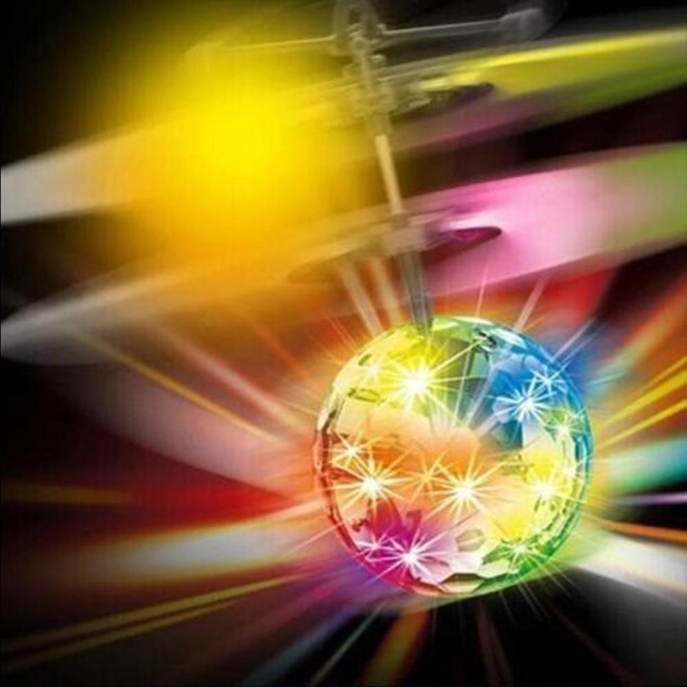Intelligent Sensing Electric Flying Magic Ball Colorful Lights Crystal Ball Flying Toy Kids Gift
