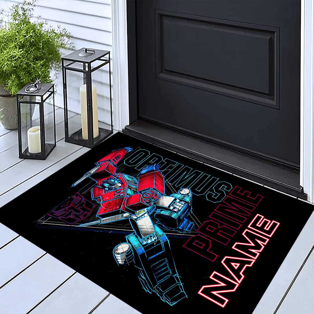 Transformers Fans (14) Customize your name rug, office chair cushion, home bedroom living room gift.