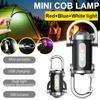 USB Rechargeable Keychain Flashlights EDC COB Work Light Torch Ultra Bright Mini Portable Lantern for Camping Walking