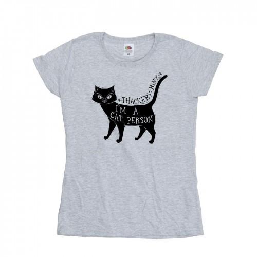 Disney Womens/Ladies Hocus Pocus A Cat Person Cotton T-Shirt