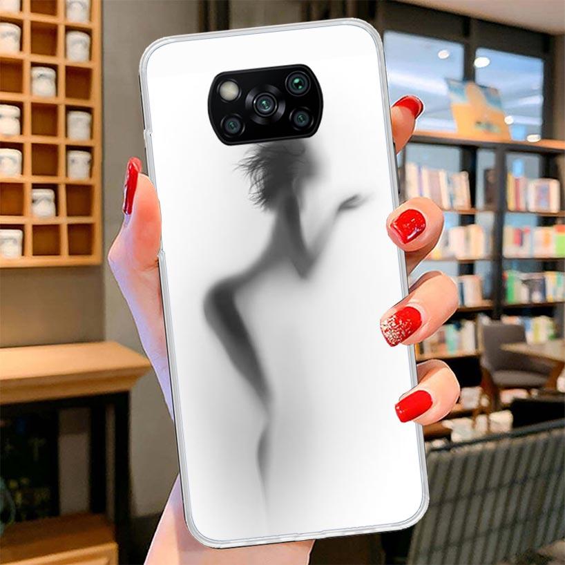 Силуэты Женщин Сексуальная Леди Девушка Чехол Для Телефона Для Xiaomi Poco F7 Ultra X7 X6 X5 Pro M7 Redmi 15C 15 13C 13 12C 12 10C 10 9A
