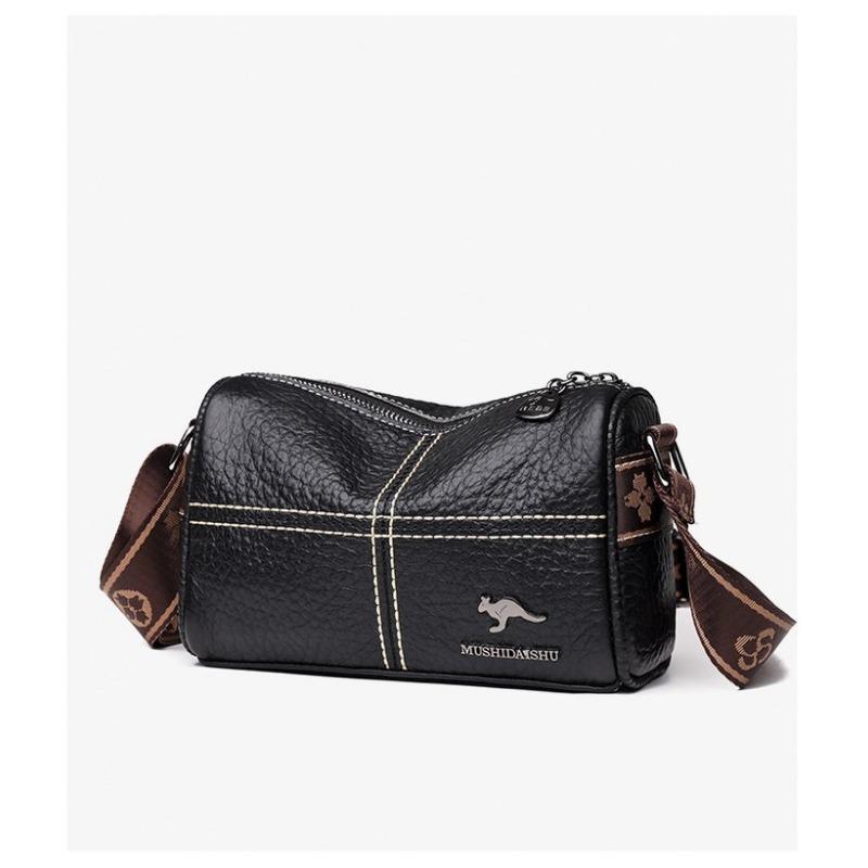 Женская сумка, широкий плечевой ремень, сумка через плечо, маленькая квадратная сумка, сумка на одно плечо, мягкая кожаная сумка-подушка