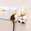 Creative Adhesive Cartoon Socket Hook - Power Cord Storage Rack