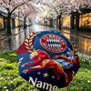 Custom Name Personalized FC Bayern Munich Print Umbrella, Auto Open Close, 8‑Rib Sturdy Frame, Commute Camping Hiking Use, Birthday Gift