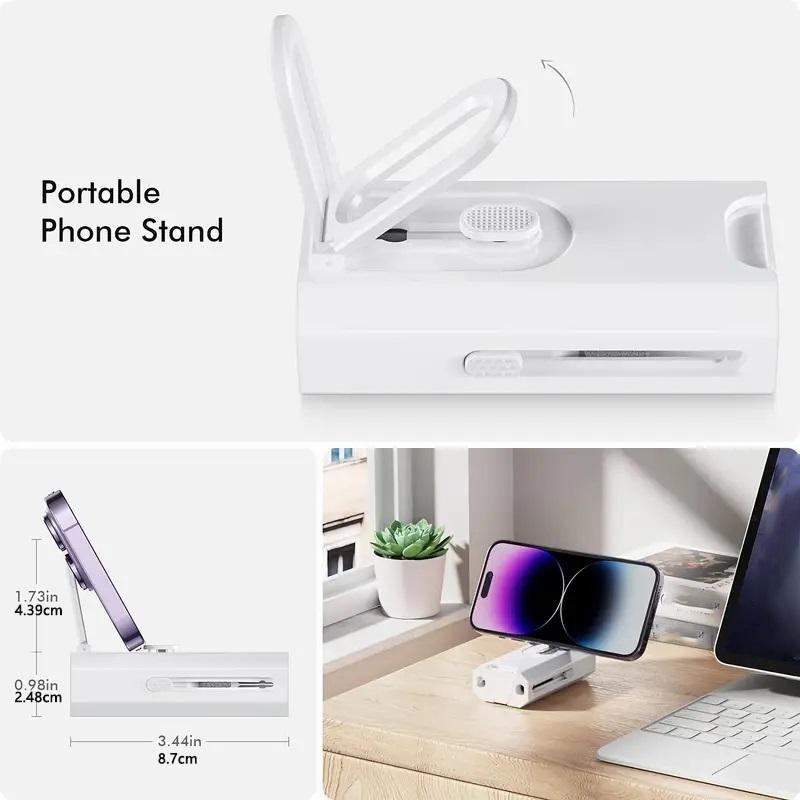 Многофункциональный набор для чистки 8-в-1, щетка для чистки клавиатуры ноутбука, ручка для чистки Bluetooth-гарнитуры мобильного телефона