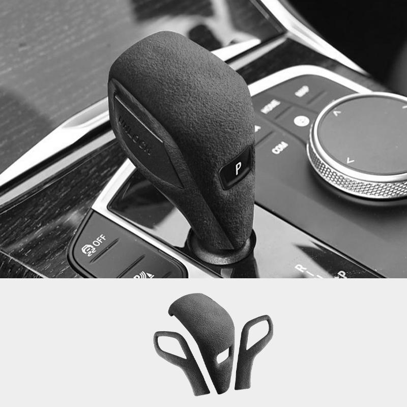 For BMW G20 F40 G28 G23 1 3 4 Series Z4 G29 Made of Alcantara Wrap Gear Shift Knob Cover Trim Car Accessories Made of Alcantara