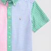 Polo Ralph Lauren SS24 клетчатый принт однобортная повседневная рубашка с коротким рукавом детские рубашки многоцветные CWPOWOVY6820466-999