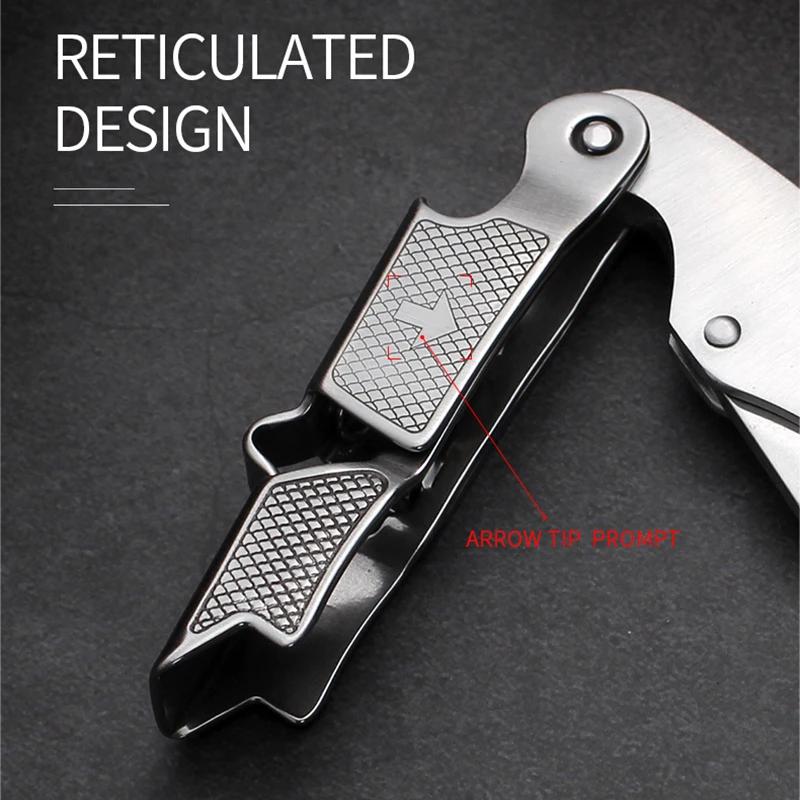 Professional Corkscrew Wine Key with Ergonomic Wood Grip Beer Bottle Opener Multifunction Beer Cap Bottle Opener Kitchen Tool