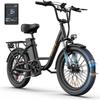 URLIFE E20 Multi Terrain Electric Bike For Adult 48V13Ah Battery 500W Motor Electric Bicycle 20 Inch Fat Tires City Riding E-bike