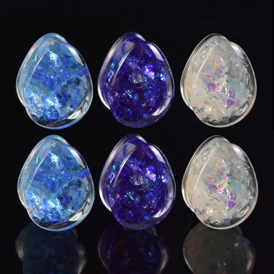 8-30 мм акриловые ушные туннели, заглушки, калибр, каплевидная форма, расширитель для ушей, носилки, ювелирные изделия для пирсинга ушей