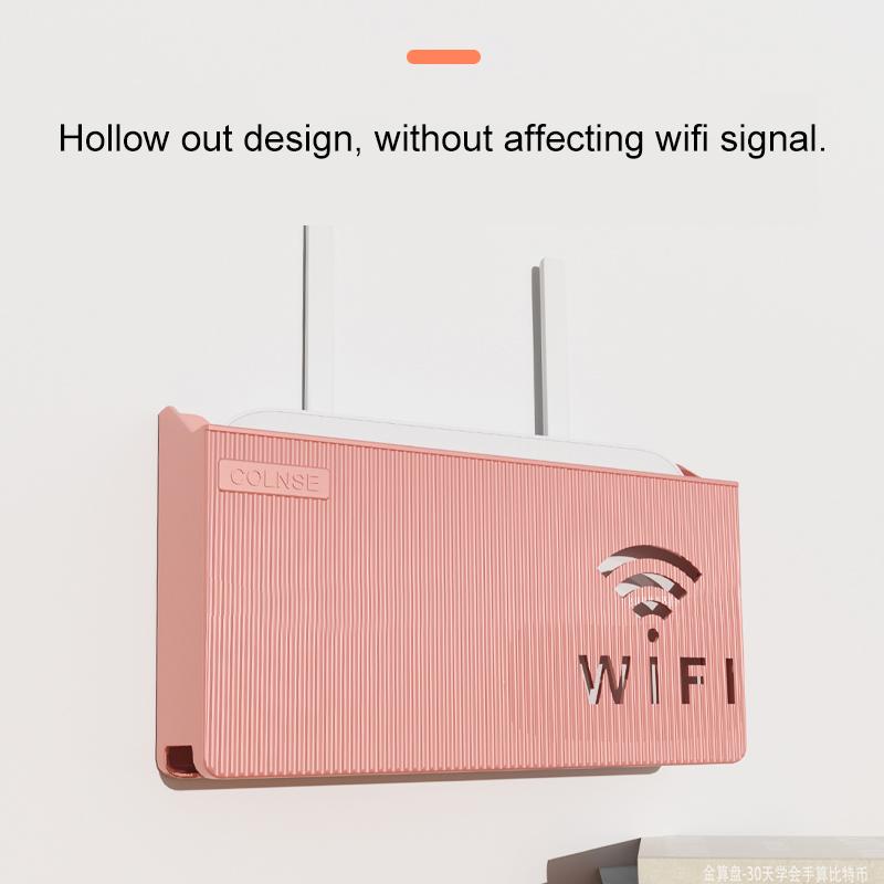 1 шт., настенный беспроводной Wi-Fi маршрутизатор, полка для хранения, настенный органайзер, кабельный кронштейн, кронштейн для питания, АБС-пластик, коробка для домашнего декора