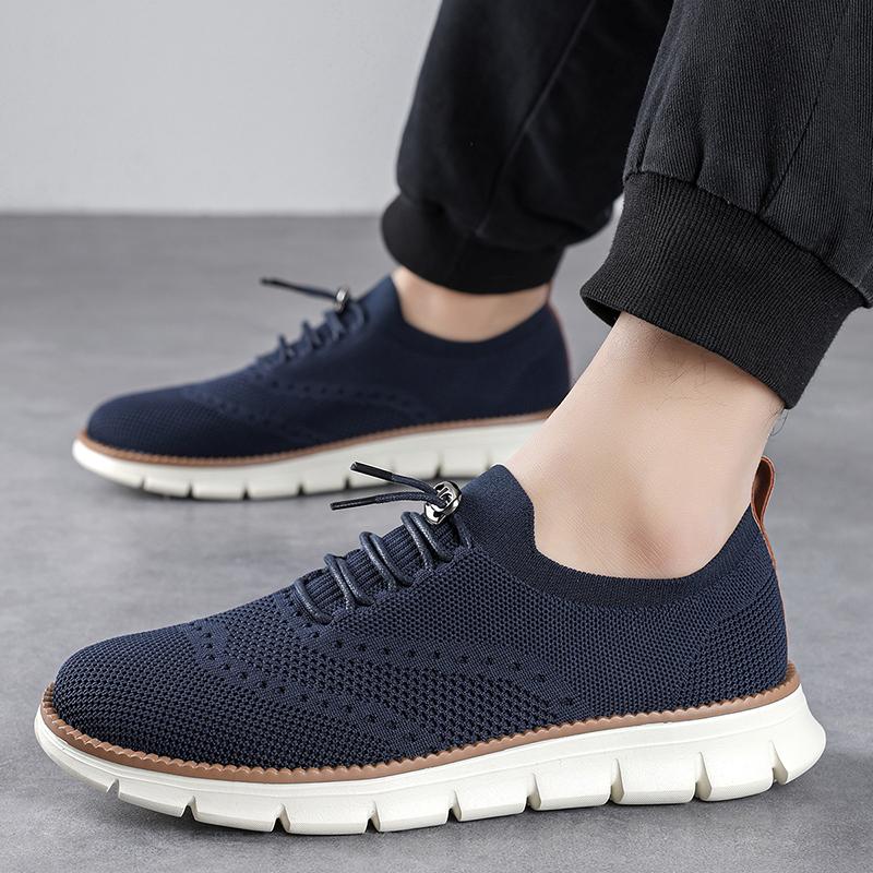 Men's Running Shoes Breathable Man Sports Sneakers Lace Up Comfort Casual Walking Shoes Athletic Training Footwear