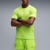 Men's PUMA Fitness Clothing Men's Sunshine Lime Crew Neck Moderate