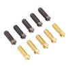 10Pcs 3D Printer Nozzles Hotend Replacement Nozzle Kit 0.4mm Brass and Hardened Steel for Kobra 3