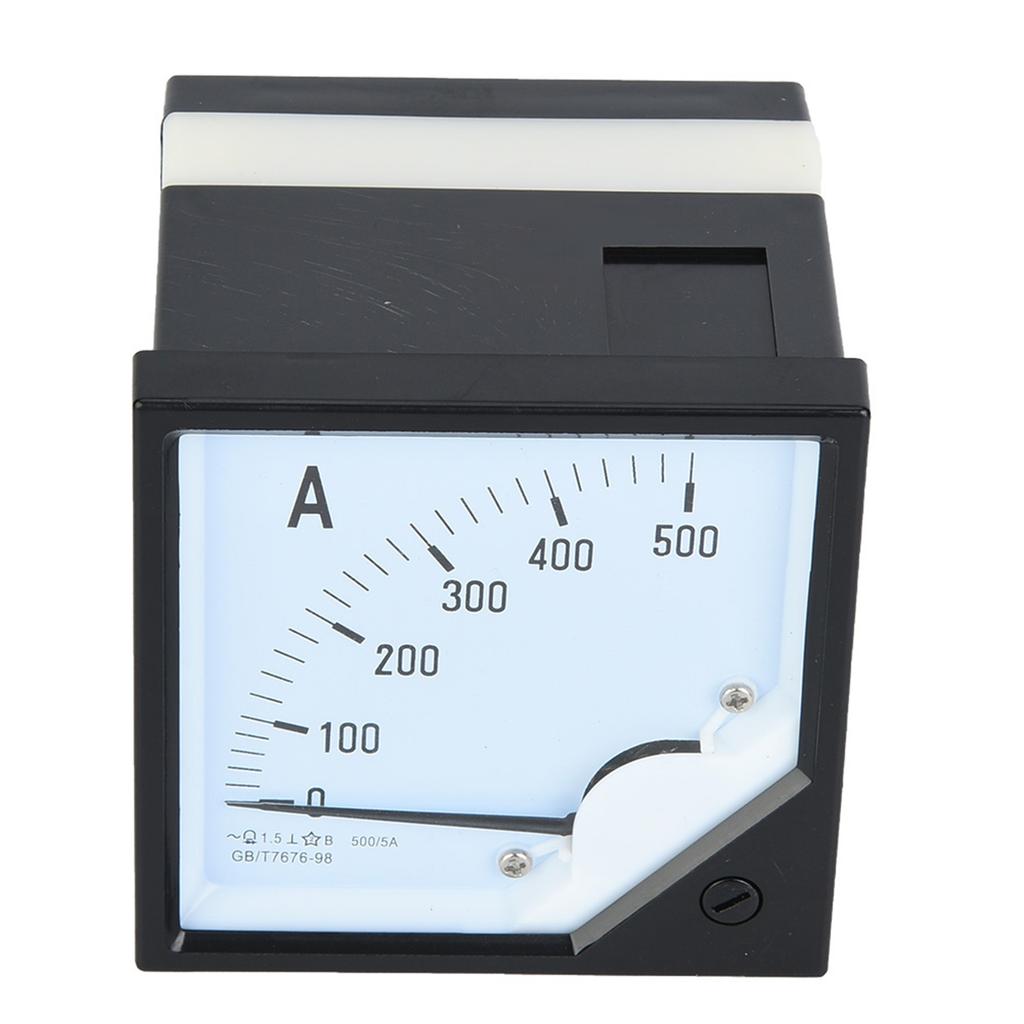Квадратный щитовой амперметр 500A класс точности 1.5 токовые тестеры детекторы