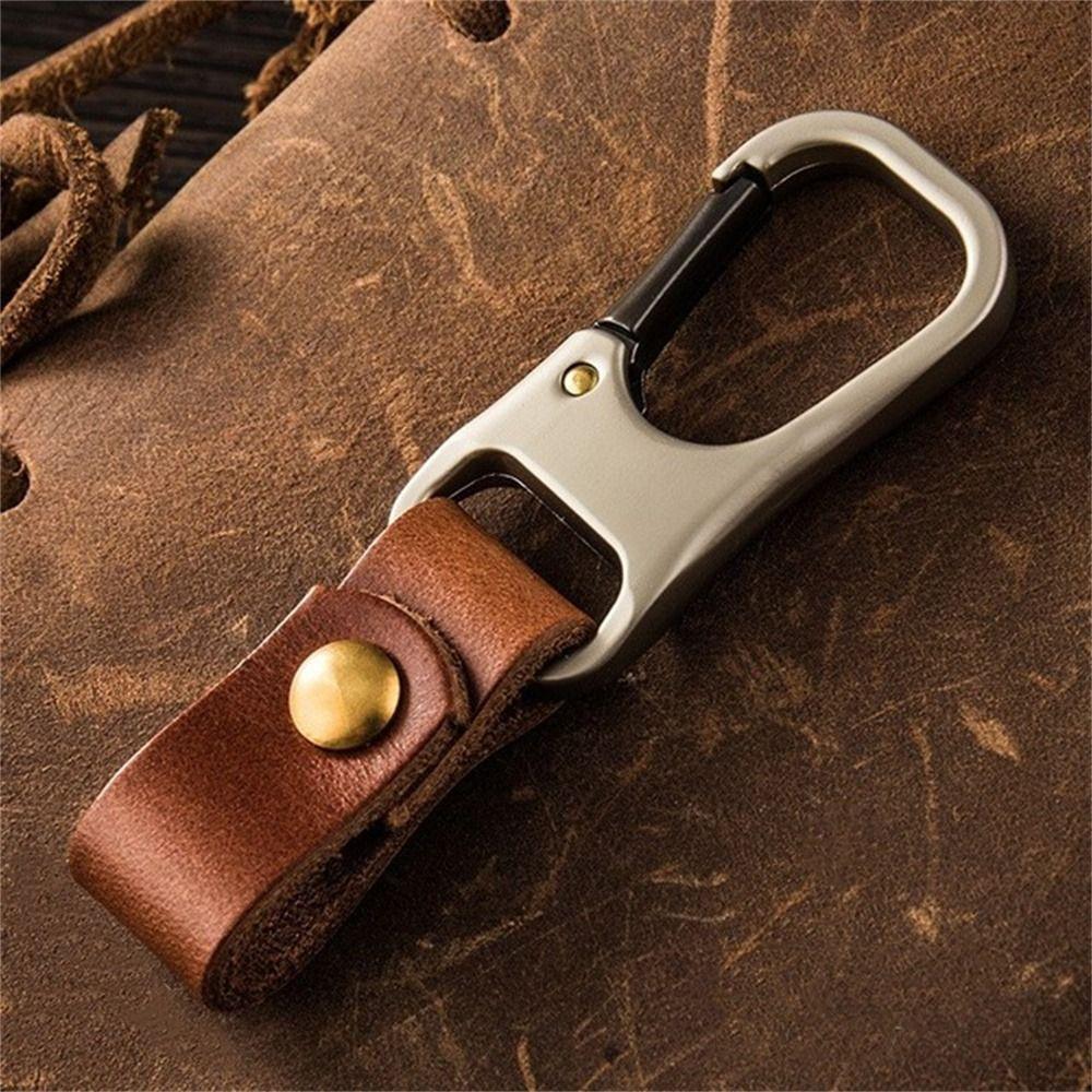 Genuine Leather Business Key Ring Leather Keychain Car Keychain Car Key Holder Keys Organizer