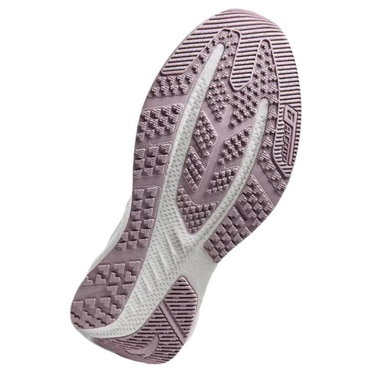 Anta Yutu 2 Shock Absorbing Durable Low Top Short Distance Running Shoes Women Sneaker Pink White 122435536-3