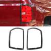 2PCS Carbon Fiber Taillight Covers Lamp Guard Trim for Chevy Silverado 2014-2018