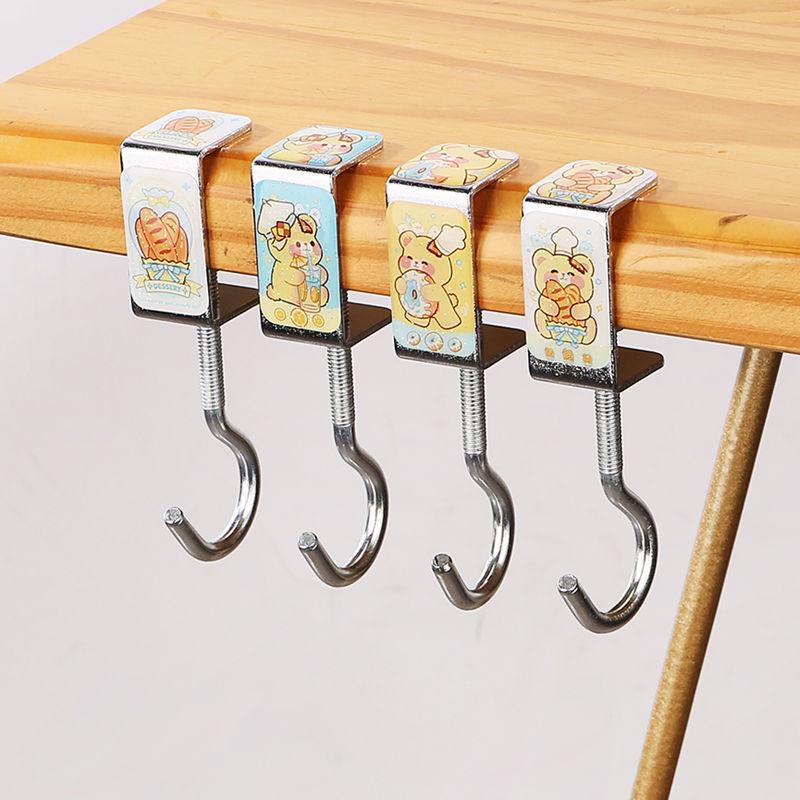 Portable Rotatable Schoolbag Hook for Desks