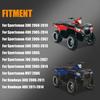 ATV Seat Cover Non-Slip Soft Waterproof for 2005-2014 Sportsman 300 400 450 500 600 700 800 MV7 Hawkeye, High Elastic Leather