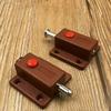10pcs Door Bolt Exposed Spring Plastic Automatic Button Latch Door Chain Latch For Furniture Hardware