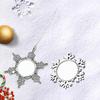 Снежинка Подвеска Рождественское украшение DIY Фото Подвесное украшение Сплав Снежинка Рождественская елка Настенное окно