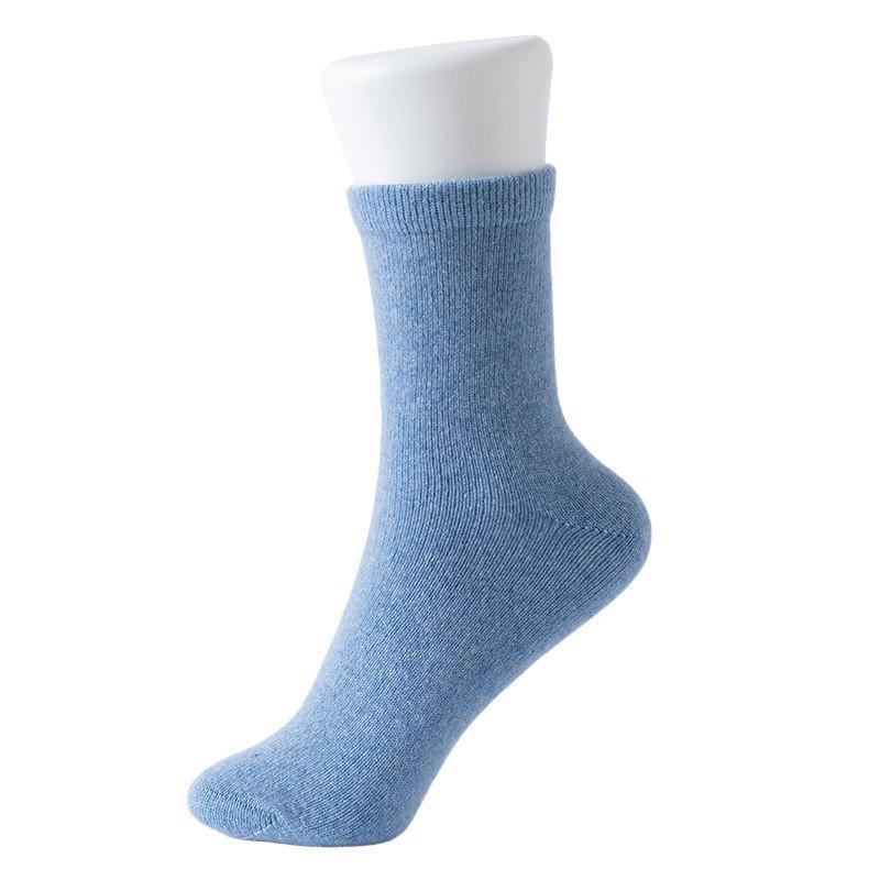 Cashmere Mid Socks Breathable Sweat Absorbent Stretch Comfortable Casual Men Women
