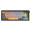 MechLands AJAZZ AK650 Gasket Mechanical Keyboard 3 Modes Wireless Gaming Keyboard with Inch TFT Screen and Knobs 5000mAh Hot Swap Keyboard with Flex