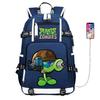 Plants vs Zombies Backpack for Boys Grades 3-6 Lightweight Waterproof School Bag with Spine Protection