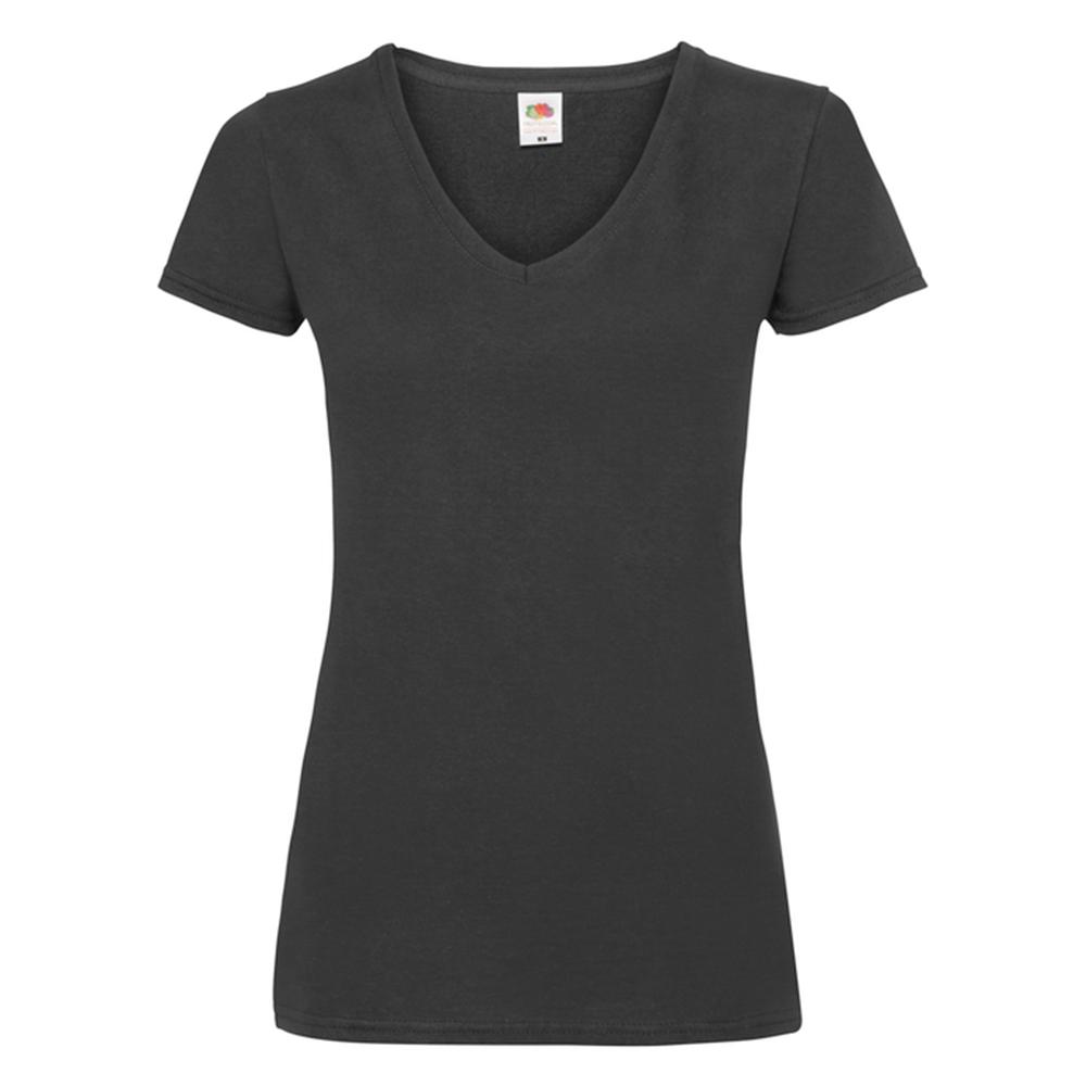 Fruit Of The Loom Womens/Ladies Valueweight V Neck T-Shirt