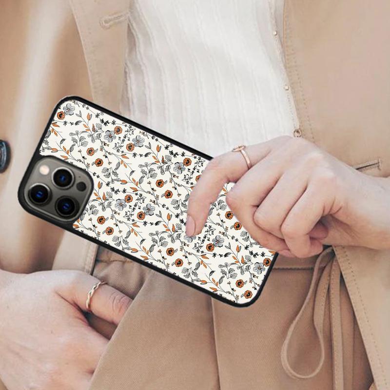 Flower Plant Art Magnetic Phone Case For APPLE iPhone 17 Air 16 14 13 12 Pro Max 15 Plus Wireless Charge With MagSafe Cover