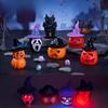 Halloween Glowing Skull Pumpkin Haunted House Micro-landscape Decorative Accessories Mini Ornaments